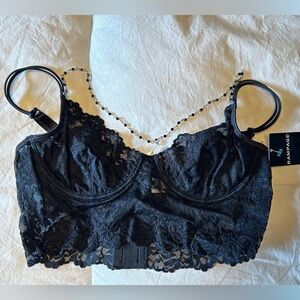 🩷VALENTINES DAY 🩷 Rampage Midnight Lace Bralette